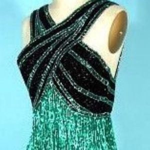 Bob Mackie knee length beaded dress